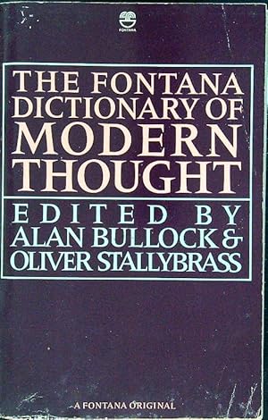 Bild des Verkufers fr The Fontana dictionary of modern thought zum Verkauf von Librodifaccia