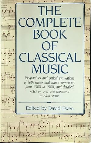 Immagine del venditore per The Complete Book of Classical Music venduto da Librodifaccia