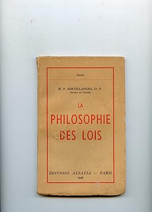 LA PHILOSOPHIE DES LOIS