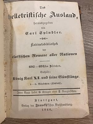 König Karl XI. und seine Günstlinge - Geschichtlicher Roman in zwei Abtheilungen vom Verfasser de...