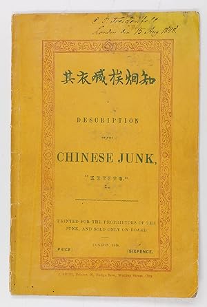 Seller image for A Description of the Chinese Junk "Keying". for sale by Antiquariat INLIBRIS Gilhofer Nfg. GmbH