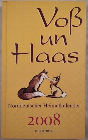 Seller image for Vo un Haas 2008: Norddeutscher Heimatkalender for sale by KULTur-Antiquariat