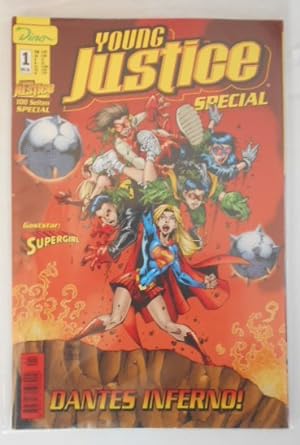 Bild des Verkufers fr Young Justice Special - Band 1: Dantes Inferno! Gaststar: Supergirl. zum Verkauf von KULTur-Antiquariat