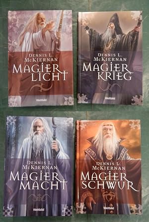 Sammlung von 4 Büchern aus der Reihe: Die Magier-Saga (alles)