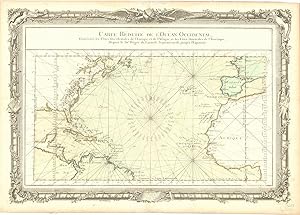 Carte Réduite de l'Océan Occidental, Contenant les Côtes Occidentales de l'Europe et de l'Afrique...