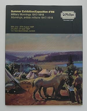 Imagen del vendedor de Military Munnings 1917-18. Munnings, artiste militaire 1917-18. Phillips. Summer Exhibition 25th July-27th August 1997. a la venta por Roe and Moore