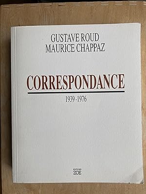 Correspondance 1939-1976.