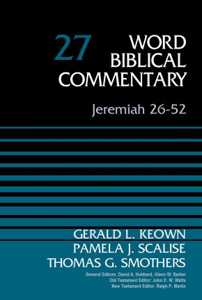 Bild des Verkufers fr Jeremiah 26-52, Volume 27 (27) (Word Biblical Commentary) zum Verkauf von ChristianBookbag / Beans Books, Inc.