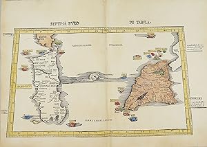 Image du vendeur pour SEPTIMA EUROPE TABULA [SARDINIA AND SICILY] mis en vente par Pingel Rare Books