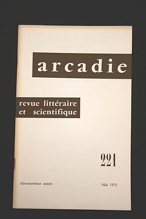 Arcadie - mai 1972 - Numéro 221