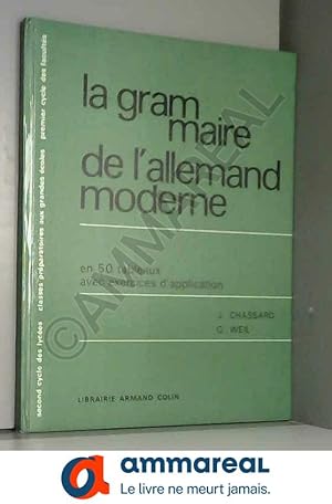 Seller image for La grammaire de l'allemand moderne for sale by Ammareal