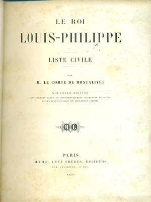 Imagen del vendedor de Le roi Louis-Philippe a la venta por Miliardi di Parole