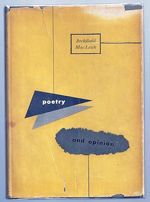 POETRY AND OPINION. THE PISAN CANTOS OF EZRA POUND. A Dialog on the Role of Poetry