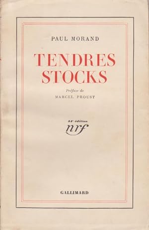 Image du vendeur pour Tendres Stocks mis en vente par Librairie du Bacchanal