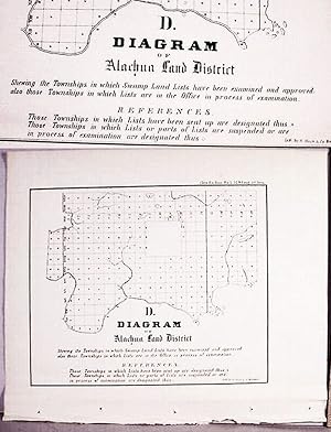 Diagram / Of / Alachua Land District / Showing The Townships In Which Swamp Land Lists Have Been ...
