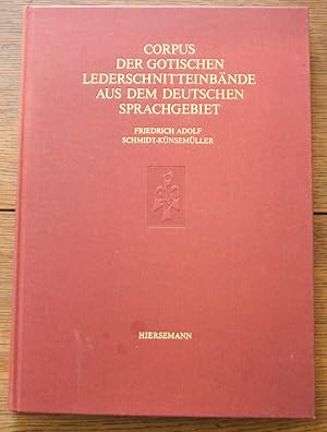 Corpus der gotischen Lederschnitteinbände aus dem deutschen Sprachgebiet.