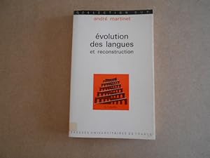 Image du vendeur pour volution des langues et reconstruction. 1a. EDITION mis en vente par Librera Camino Bulnes