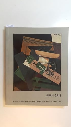 Imagen del vendedor de Juan Gris : (Ausstellung,) 29. Dez. 1965 - 13. Febr. 1966. a la venta por Gebrauchtbcherlogistik  H.J. Lauterbach