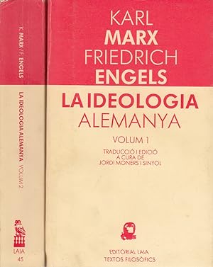 LA IDEOLOGIA ALEMANYA 2 Vols. OBRA COMPLETA