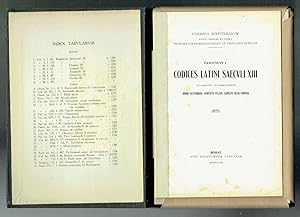 Seller image for Exempla Scripturarum : Fasciculus I - Codices Latini Saeculi XIII; Fasciculus II - Epistolae et Instrumenta Saeculi XIII [2 volumes] for sale by Blue Whale Books, ABAA