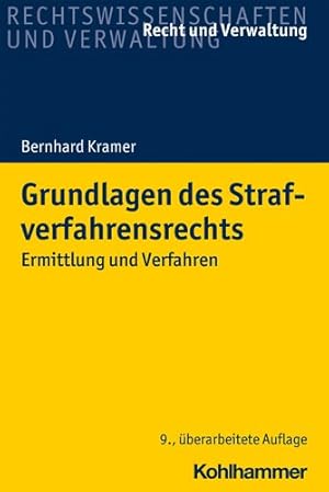 Seller image for Grundlagen Des Strafverfahrensrechts : Ermittlung Und Verfahren -Language: german for sale by GreatBookPricesUK