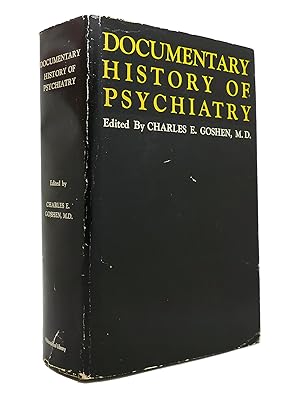 Image du vendeur pour DOCUMENTARY HISTORY OF PSYCHIATRY mis en vente par Rare Book Cellar