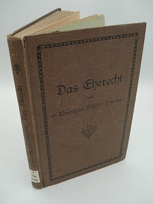 Bild des Verk�ufers f�r Das Eherecht nach dem Codex Iuris Canonici. zum Verkauf von Antiquariat Bookfarm