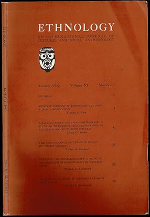 Imagen del vendedor de Converts and Consanguinity: The Social Organization of Moslem Slavs in Western Bosnia in Ethnology Volume XI, Number 1 a la venta por The Book Collector, Inc. ABAA, ILAB