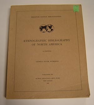 Bild des Verkufers fr Ethnographic Bibliography of North America. 3rd Edition. zum Verkauf von Page 1 Books - Special Collection Room