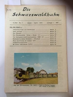 Die Schwarzwaldbahn 8. Jahr Nr. 1