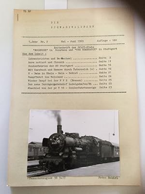 Die Schwarzwaldbahn 7. Jahr 2 Zeitschrift der Pfiff-Klubs "Bodensee" in Konstanz und "Tee Rembran...