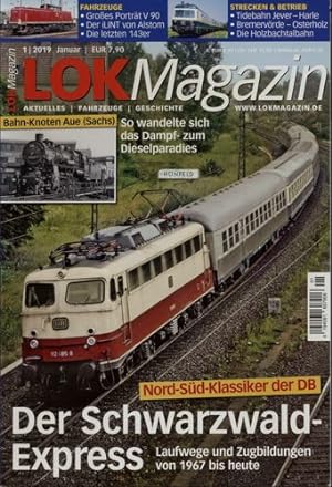 Lok Magazin Heft 1/2019: Der Schwarzwald-Expreß. Nord-Süd-Klassiker der DB: Laufwege und Zugbildu...