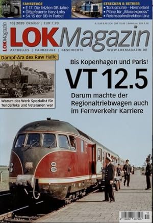 Lok Magazin Heft 10/2020: VT 12.5: Bis Kopenhagen und Paris! Darum machte der Regionaltriebwagen ...