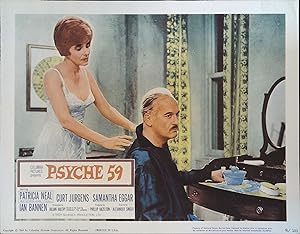 Image du vendeur pour Psyche 59.Lot of 2 Lobby Cards 1964 Curd Jrgens, Patricia Neal mis en vente par AcornBooksNH