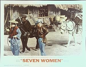 Seller image for Seven Women Lot of 3 Lobby Cards 1966 Anne Bancroft, Sue Lyon for sale by AcornBooksNH