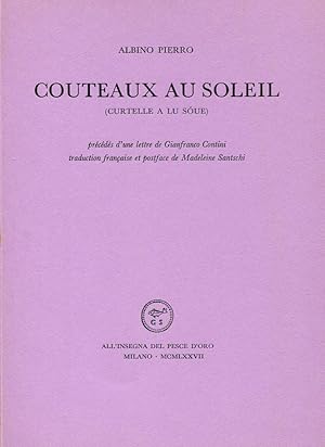 Couteaux au soleil (curtelle a lu soue)