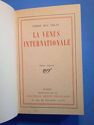 LA VENUS INTERNATIONALE