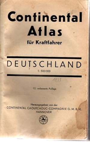 Continental Atlas für Kraftfahrer, Deutschland 1:500000,