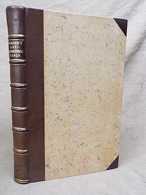 Image du vendeur pour THE ANTI-LOGARITHMIC CANON. BEING A TABLE OF NUMBERS, CONSISTING OF ELEVEN PLACES OF FIGURES, CORRESPONDING TO ALL LOGARITHMS UNDER 100000 TO WHICH IS PREFIX'D AN INTRODUCTION mis en vente par Gage Postal Books