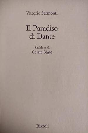 IL PARADISO DI DANTE