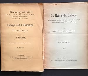 Die Heimat der Gralssage. Stellungnahme zu den Hypothesen der Jahre 1909/11 vom Standpunkt der Vö...
