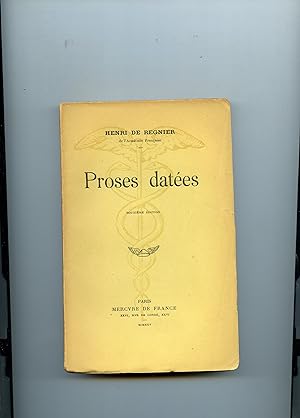 Image du vendeur pour PROSES DATES mis en vente par Librairie CLERC