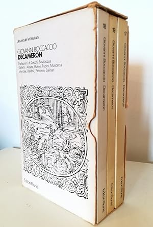 Imagen del vendedor de Decameron - completo in 3 voll. in cofanetto editoriale a la venta por Libreria Tara