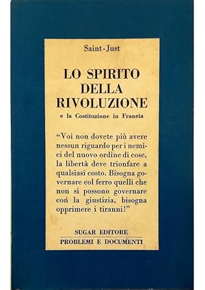 Image du vendeur pour Lo spirito della Rivoluzione e la Costituzione in Francia mis en vente par Libreria Tara
