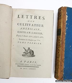 Image du vendeur pour Lettres d'un cultivateur amricain, crites  W. S. Ecuyer, depuis l'anne 1770, jusqu' 1781 mis en vente par Librairie Alain Brieux