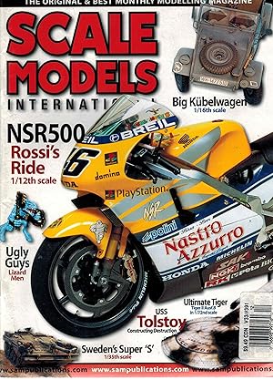 Scale Models International Magazine Vol 33 Issue 391 October 2003 - Honda NSR500 Valentino Rossi ...