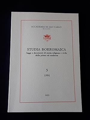 AA. VV. Studia borromaica 5. Biblioteca Ambrosiana. 1991 - I