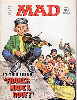 Bild des Verkufers fr Mad Magazine No 156 Jan 1973 zum Verkauf von A Cappella Books, Inc.