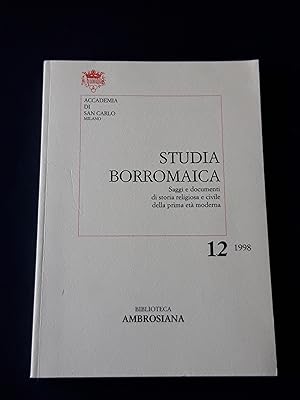 AA. VV. Studia borromaica 12. Biblioteca Ambrosiana. 1998 - I