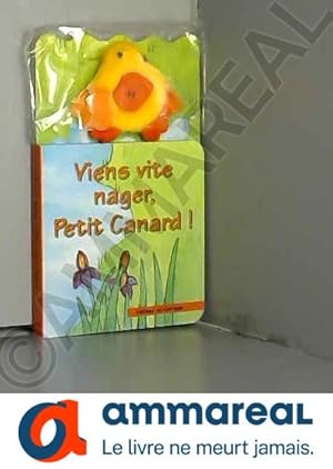 Bild des Verkufers fr Viens vite nager, Petit Canard ! (Un livre marionnette) zum Verkauf von Ammareal